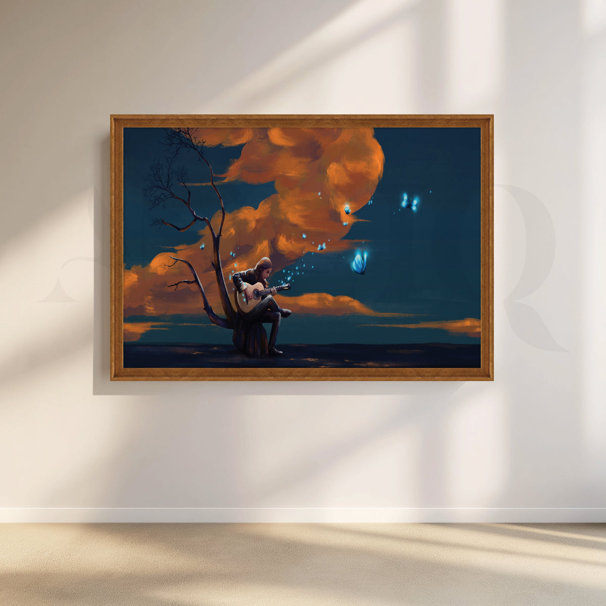 Musical Reverie Canvas Artwork – Asha Art Studio – Image 6