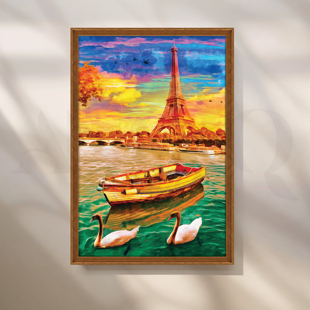 Ethereal Abstraction Canvas Artwork – Asha Art Studio – Image 6