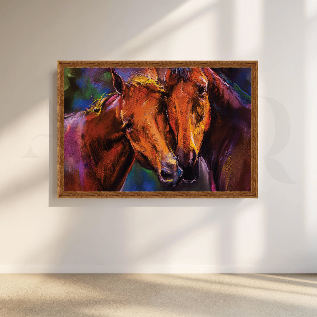 Equine Affection Canvas Artwork – Asha Art Studio – Image 6