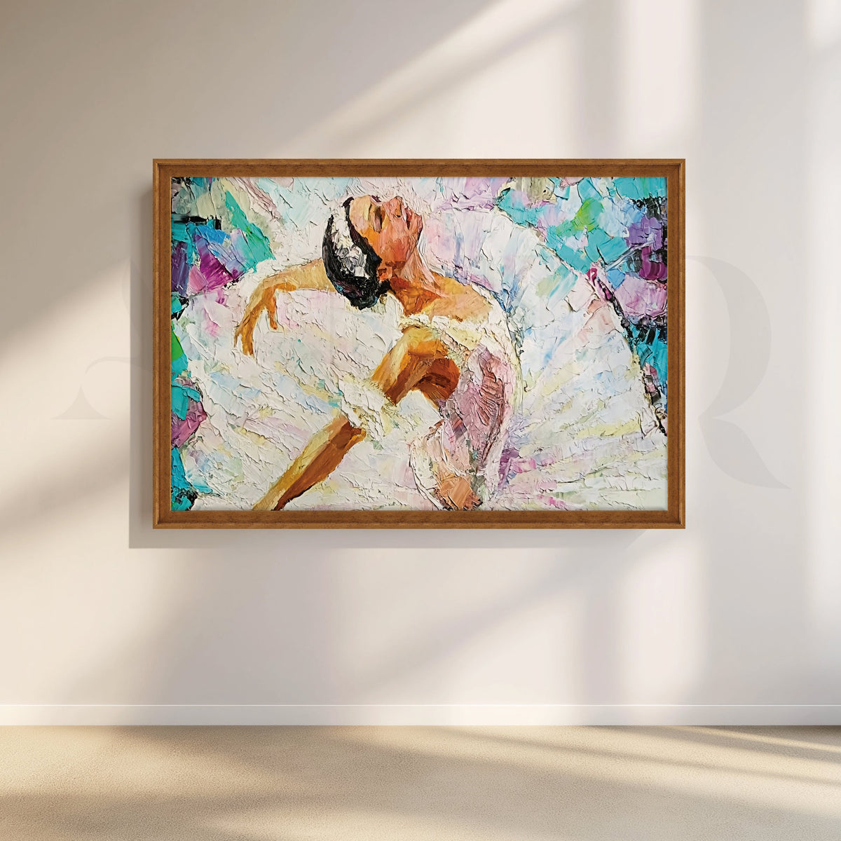 Ballerina in Motion Canvas Wall Artwork – Asha Art Studio – Image 6