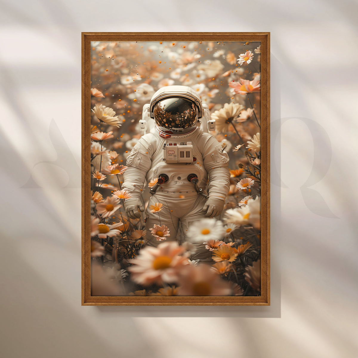 Floral Garden Surreal Canvas Pop Artwork – Asha Art Studio – Image 6