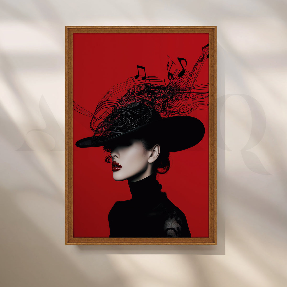 Melodic Elegance Wall Poster – Asha Art Studio – Image 6