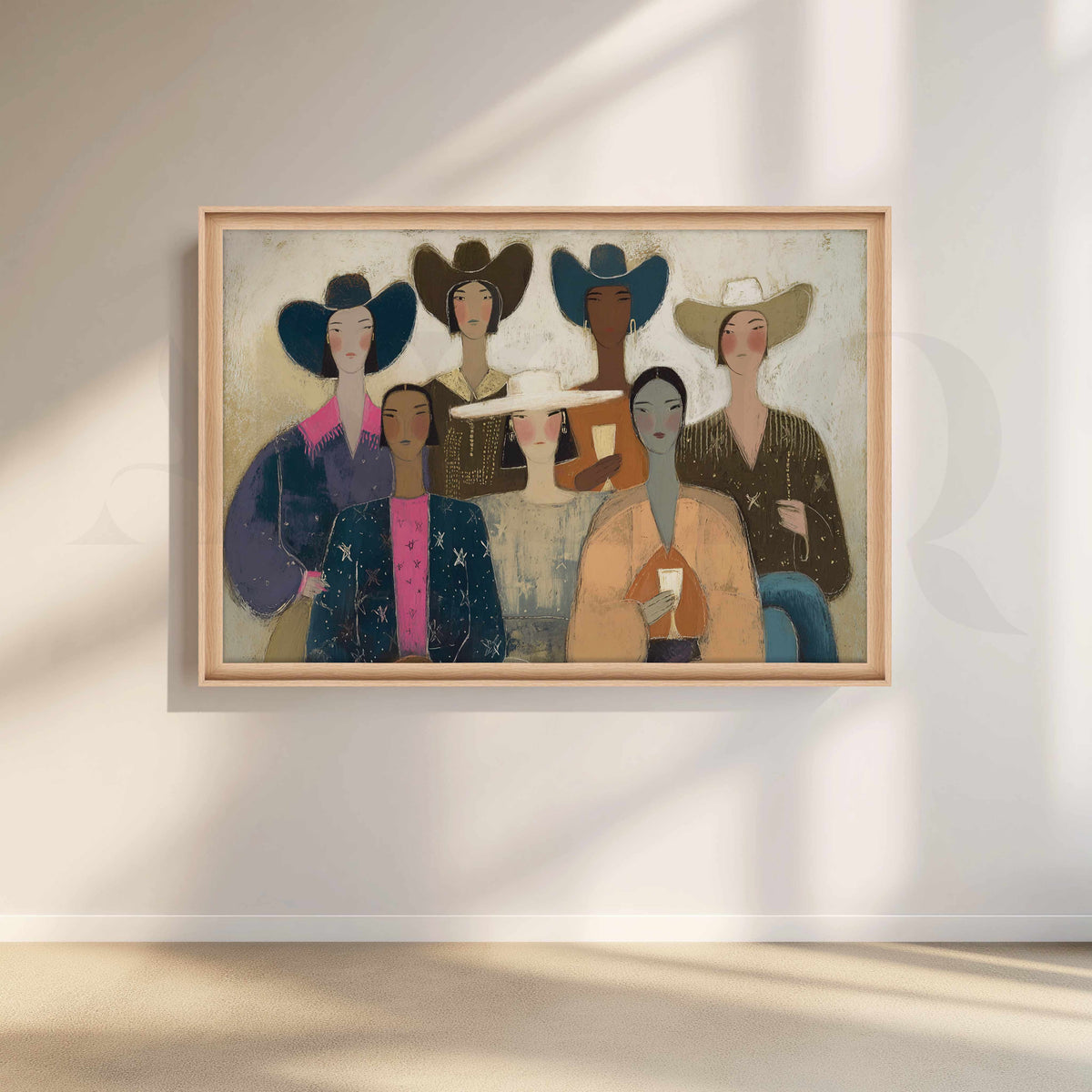 Stylish Women Figurative Canvas Artwork with Contemporary Fashion Appeal – Asha Art Studio – Image 5