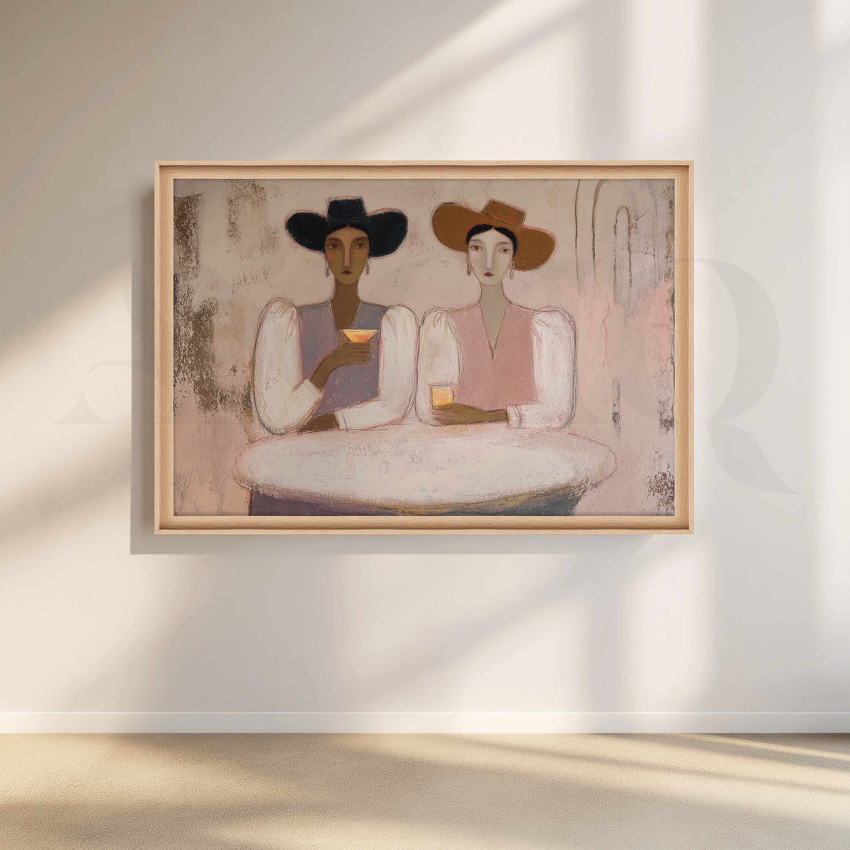 Elegant Women Portrait Canvas Artwork – Asha Art Studio – Image 5