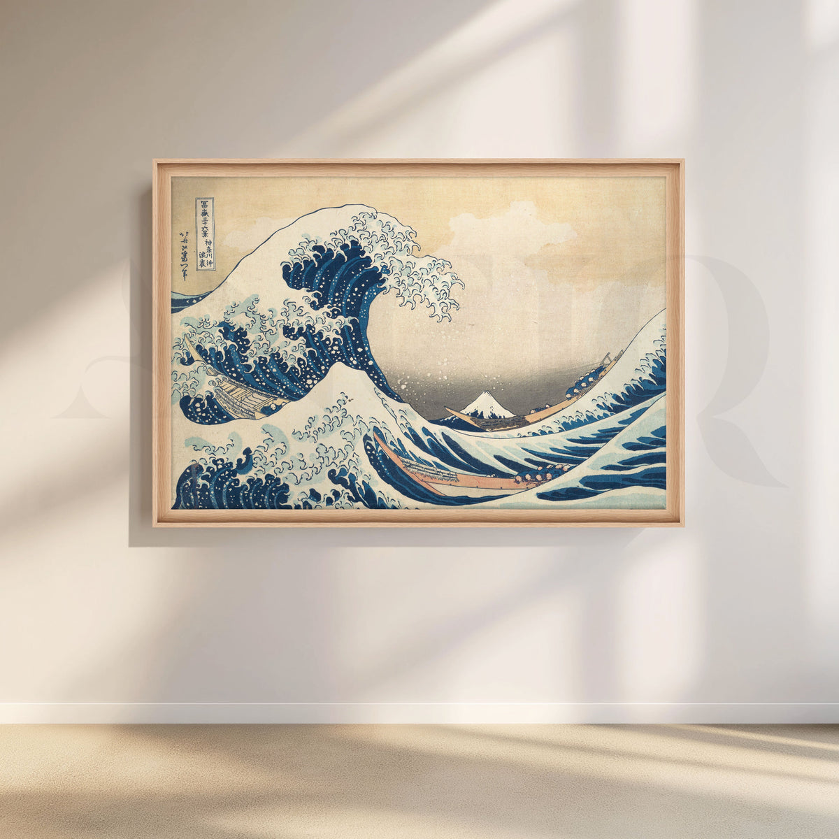 The Great Wave off Kanagawa Canvas Artwork – Asha Art Studio – Image 5