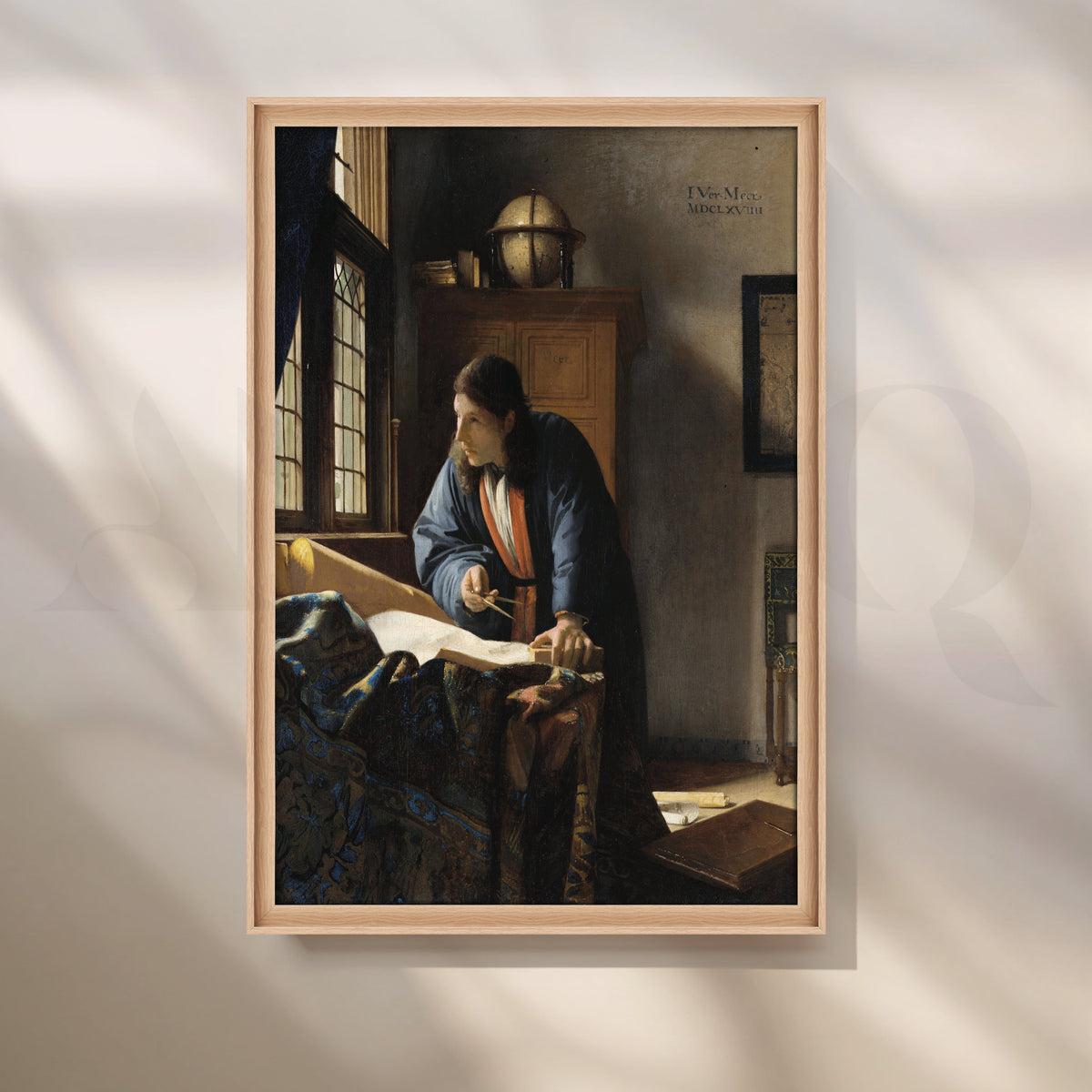 The Geographer Canvas Artwork – Asha Art Studio – Image 5