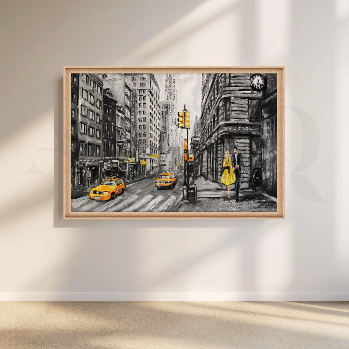 Pulse Beneath the Skyline Canvas Artwork – Asha Art Studio – Image 5