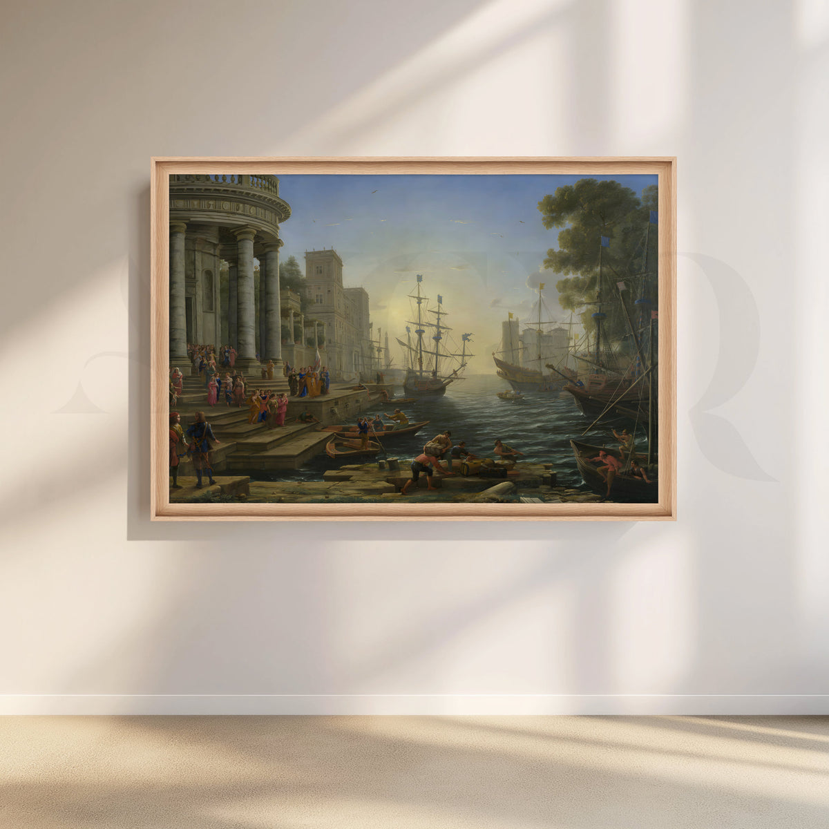 Grand Port of Antiquity Canvas Artwork – Asha Art Studio – Image 5