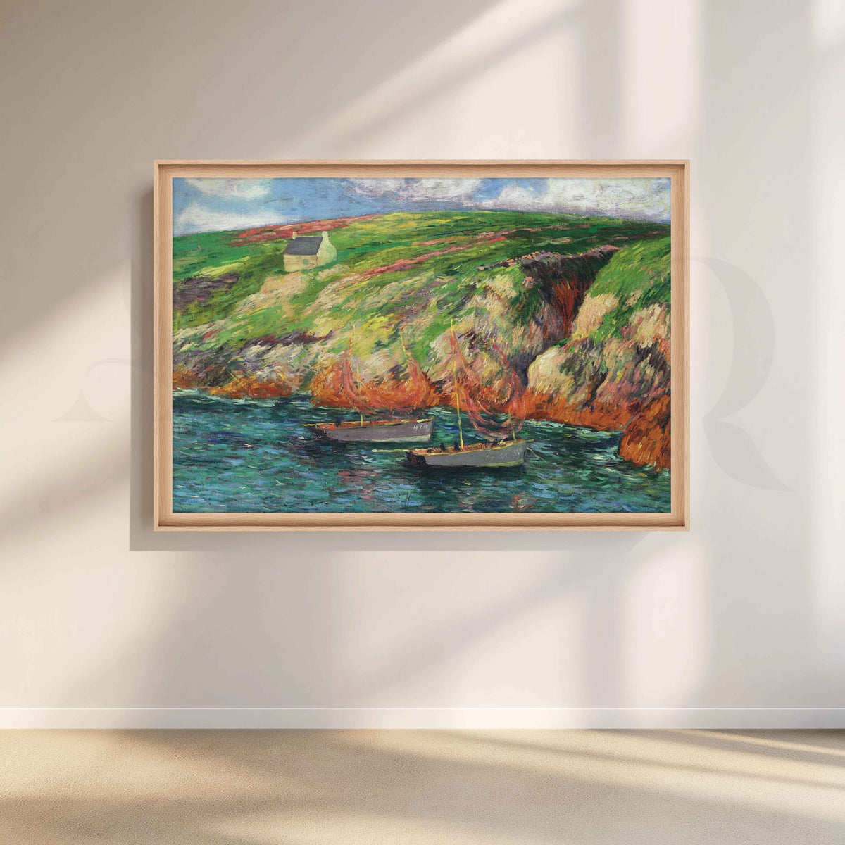 Henri Moret Coastal Cliff Canvas Artwork – Asha Art Studio – Image 5
