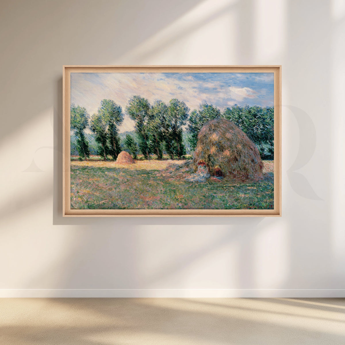 Impressionist Haystack Canvas Artwork – Asha Art Studio – Image 5