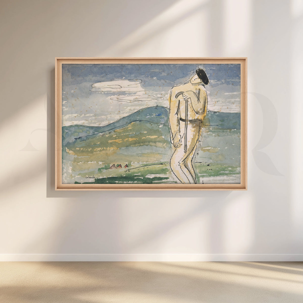 Minimalist Figurative Canvas Artwork – Asha Art Studio – Image 4