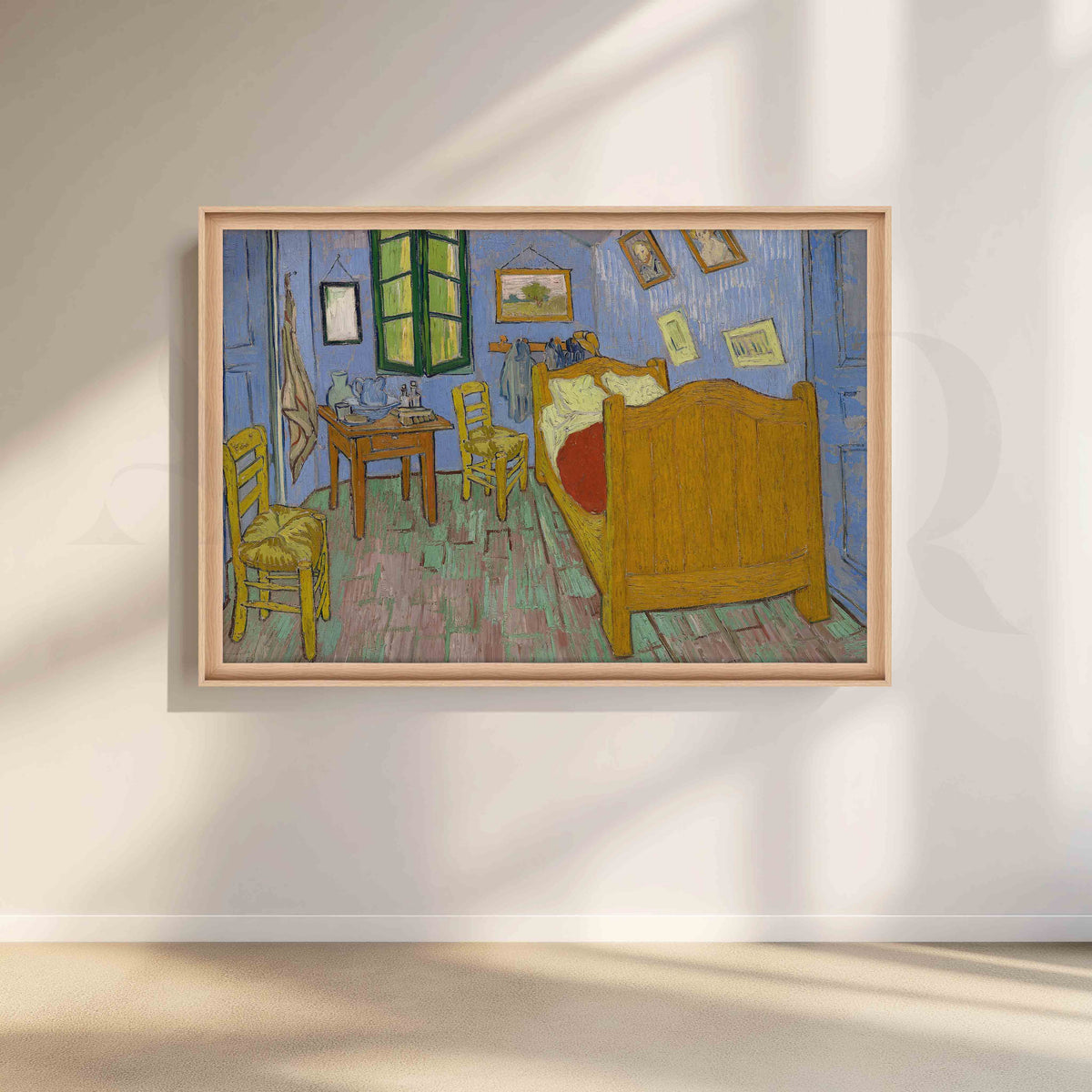 Bedroom in Arles Post-Impressionist Canvas Artwork – Asha Art Studio – Image 5