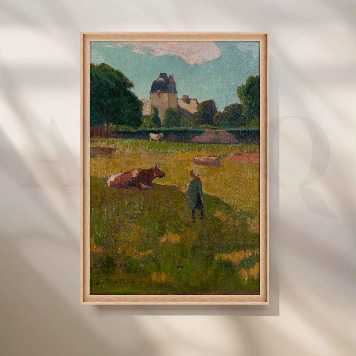 Henri Moret Countryside Meadow Canvas Artwork – Asha Art Studio – Image 5