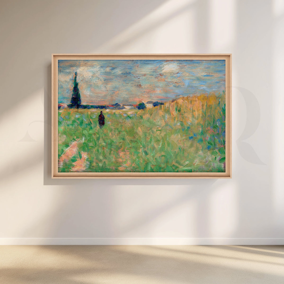 Countryside Meadow Canvas Artwork – Asha Art Studio – Image 5