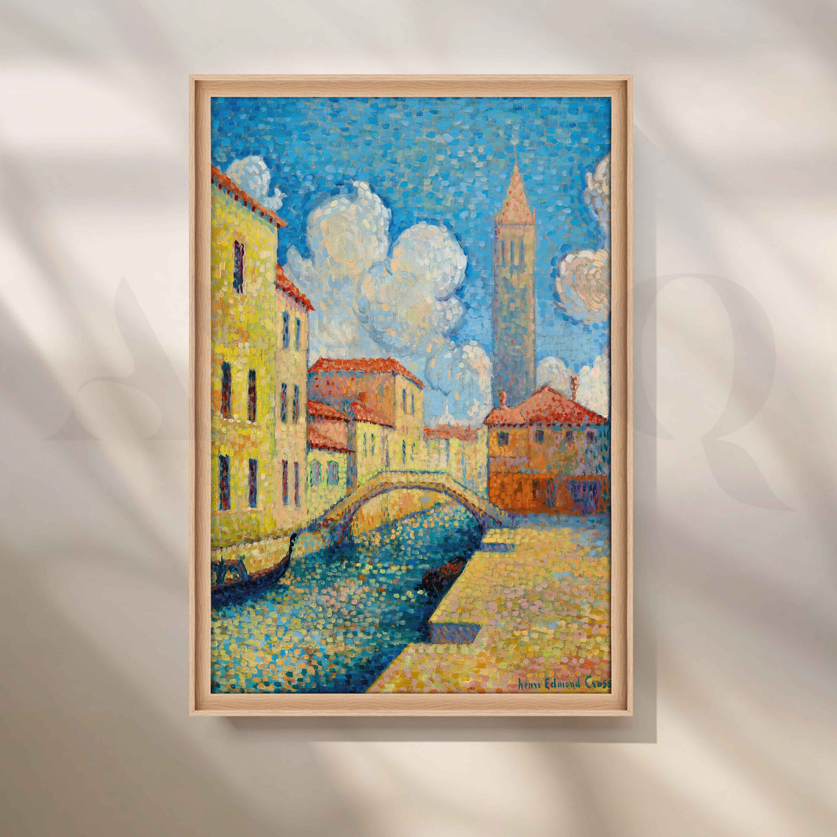 Venice Canal Cityscape Canvas Artwork – Asha Art Studio – Image 5