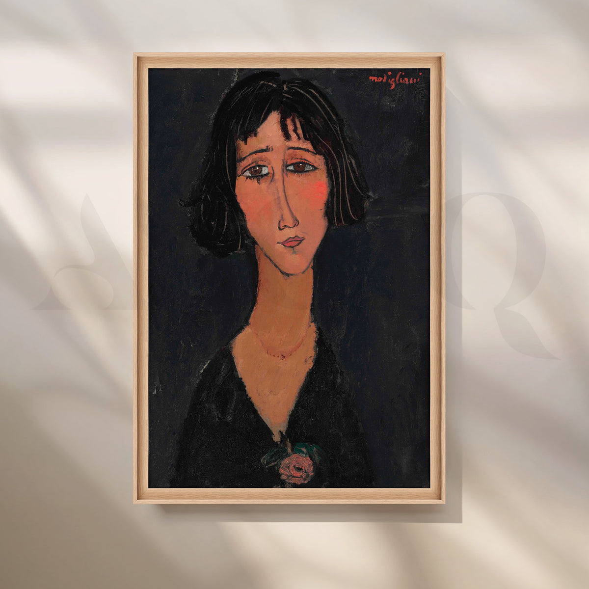 Female Portrait Canvas Artwork – Asha Art Studio – Image 5