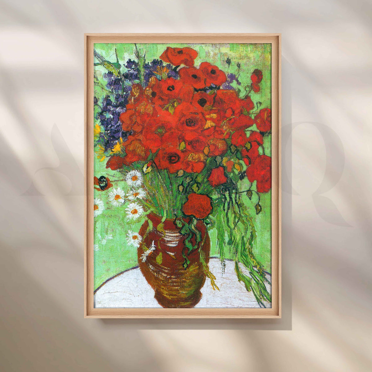 Van Gogh Red Poppies Canvas Artwork – Asha Art Studio – Image 5