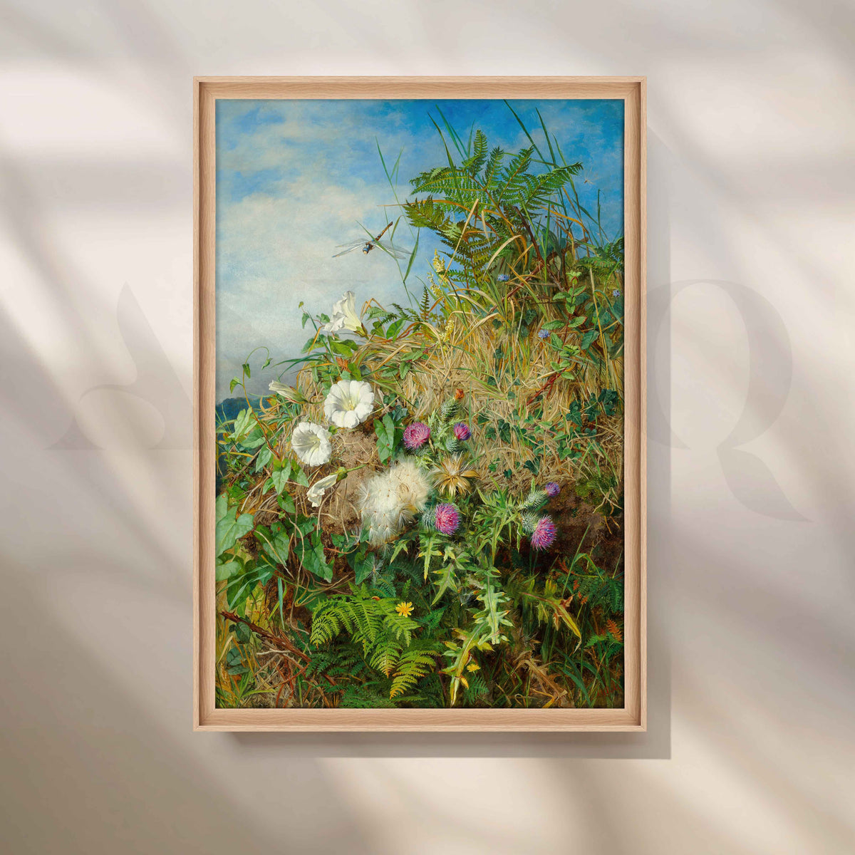 Wild Meadow Botanical Canvas Artwork – Asha Art Studio – Image 5