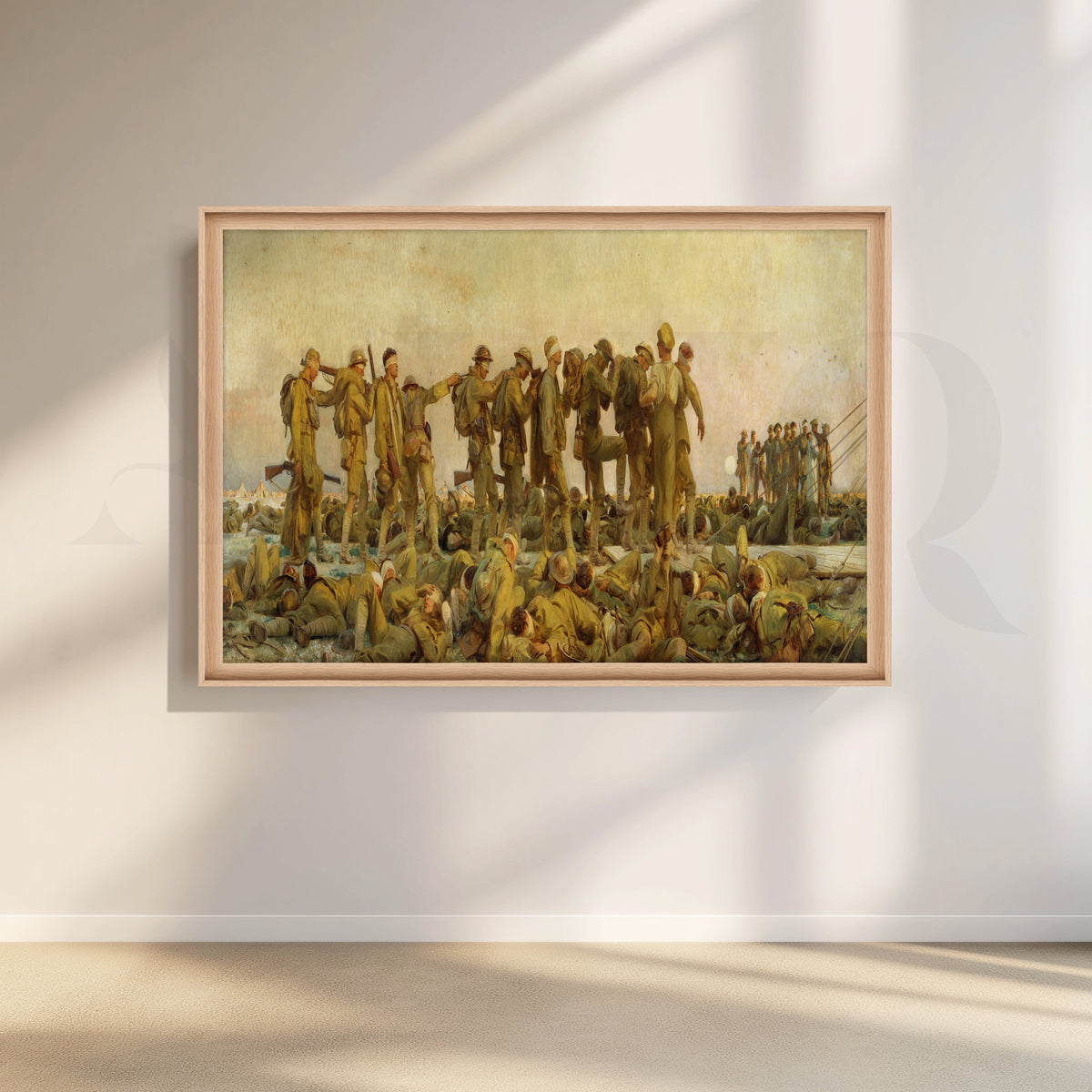 Gassed – Aftermath of War Canvas Artwork – Asha Art Studio – Image 5