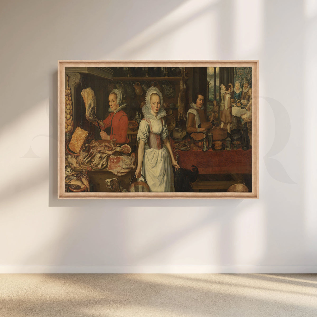 Rich man and poor Lazarus Canvas Artwork – Asha Art Studio – Image 5