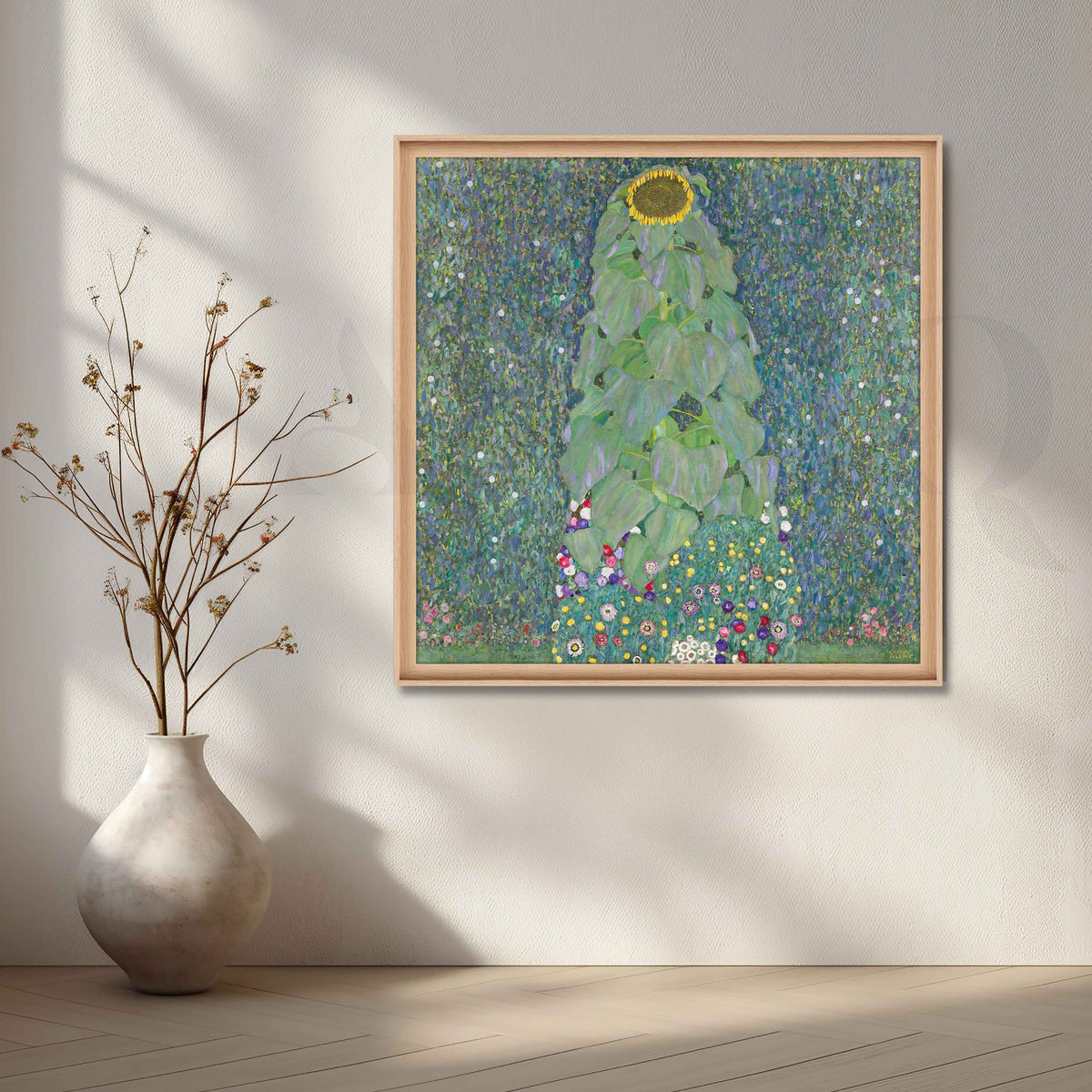 Sunflower Meadow Impressionist Canvas Artwork – Asha Art Studio – Image 5
