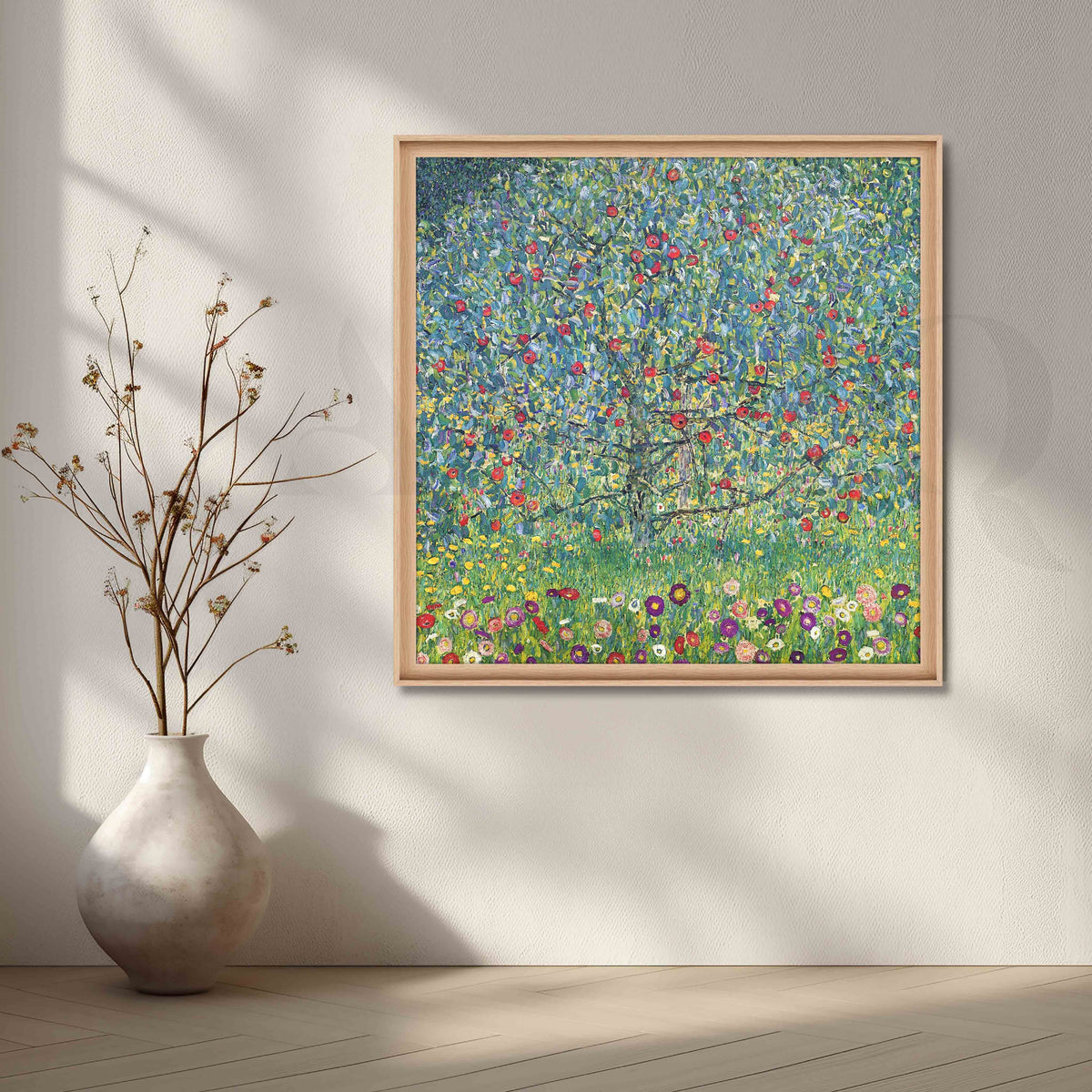 Gustav Klimt Flowering Orchard Canvas Artwork – Asha Art Studio – Image 5