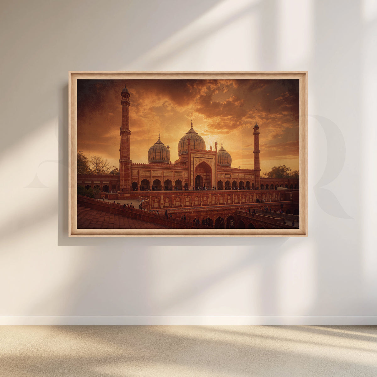 Mosque Sunset Canvas Artwork – Asha Art Studio – Image 5