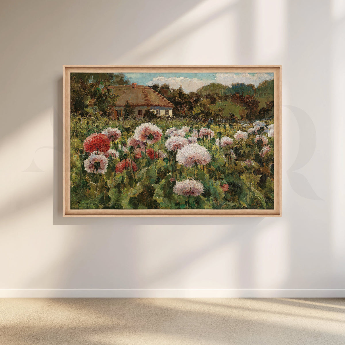 Countryside Bloom Field Canvas Artwork – Asha Art Studio – Image 5