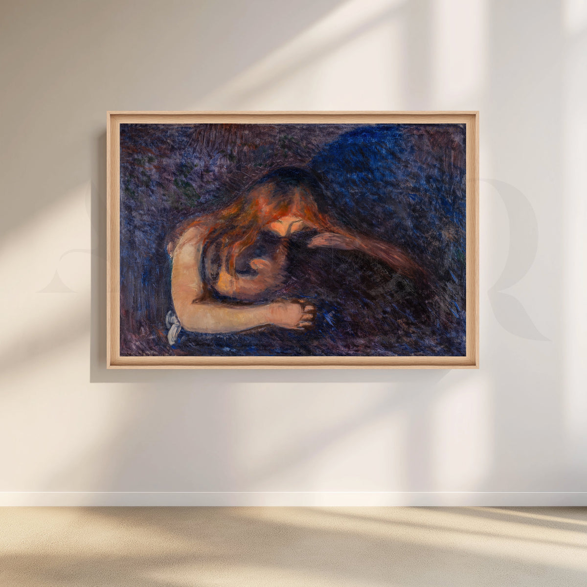 Vampire (Edvard Munch) Canvas Artwork – Asha Art Studio – Image 5