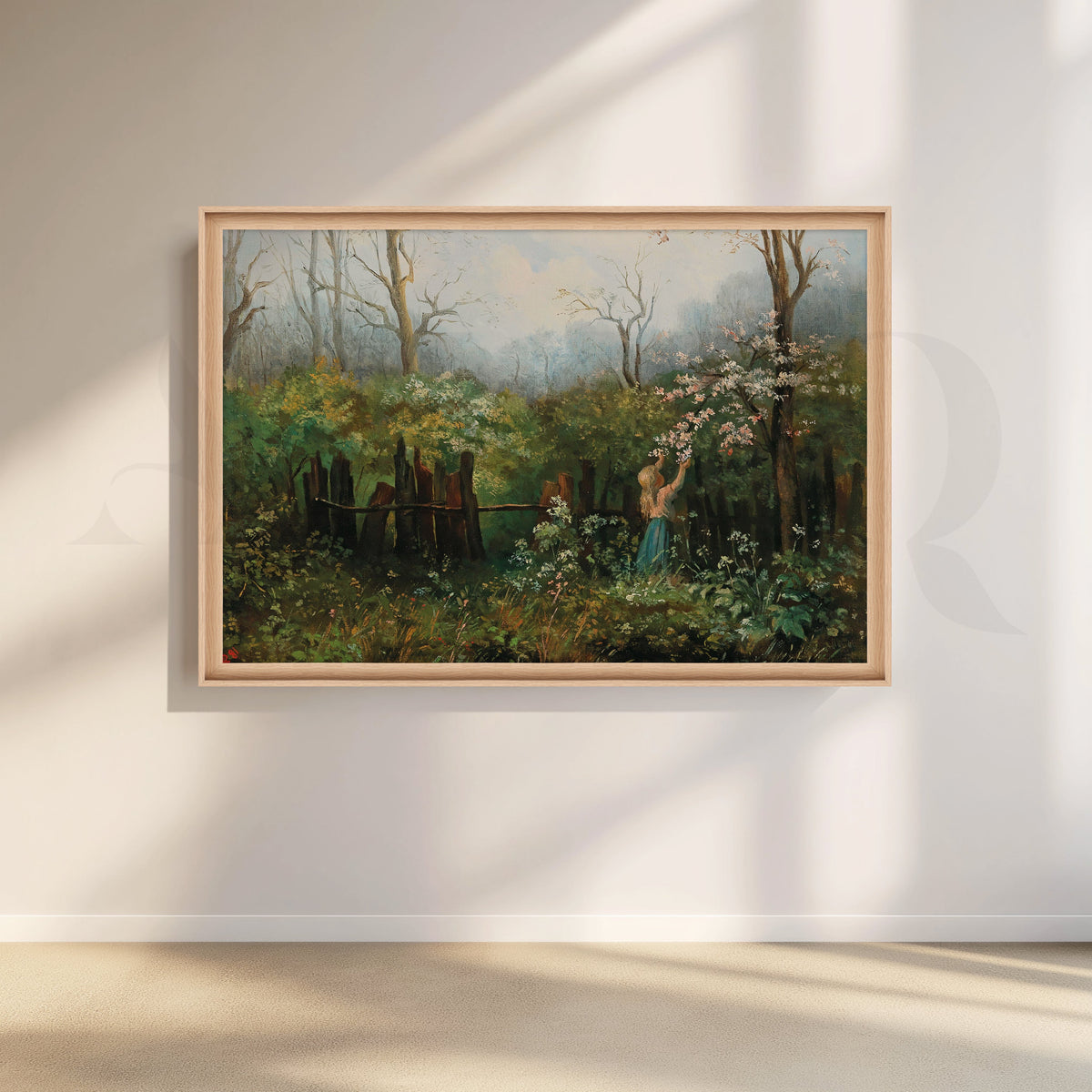 Spring Garden Blossom Canvas Artwork – Asha Art Studio – Image 5