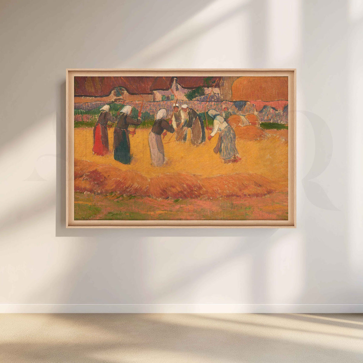 Henri Moret Harvest Field Canvas Artwork – Asha Art Studio – Image 5