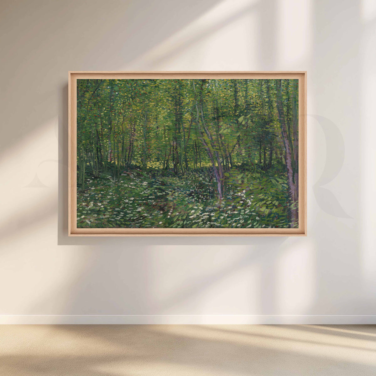 Lush Green Forest Canvas Artwork – Asha Art Studio – Image 5