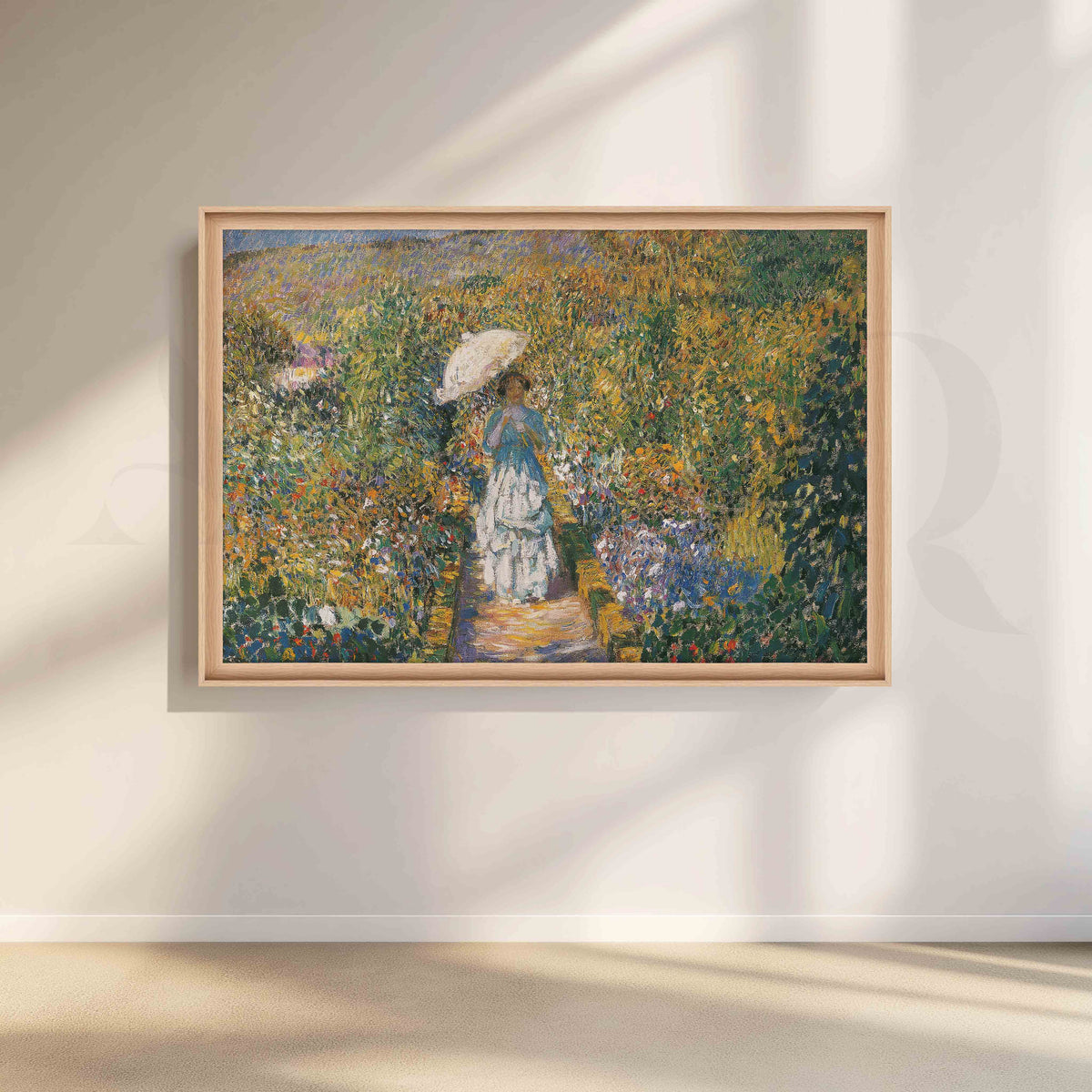 Impressionist Garden Walk Canvas Artwork – Asha Art Studio – Image 5