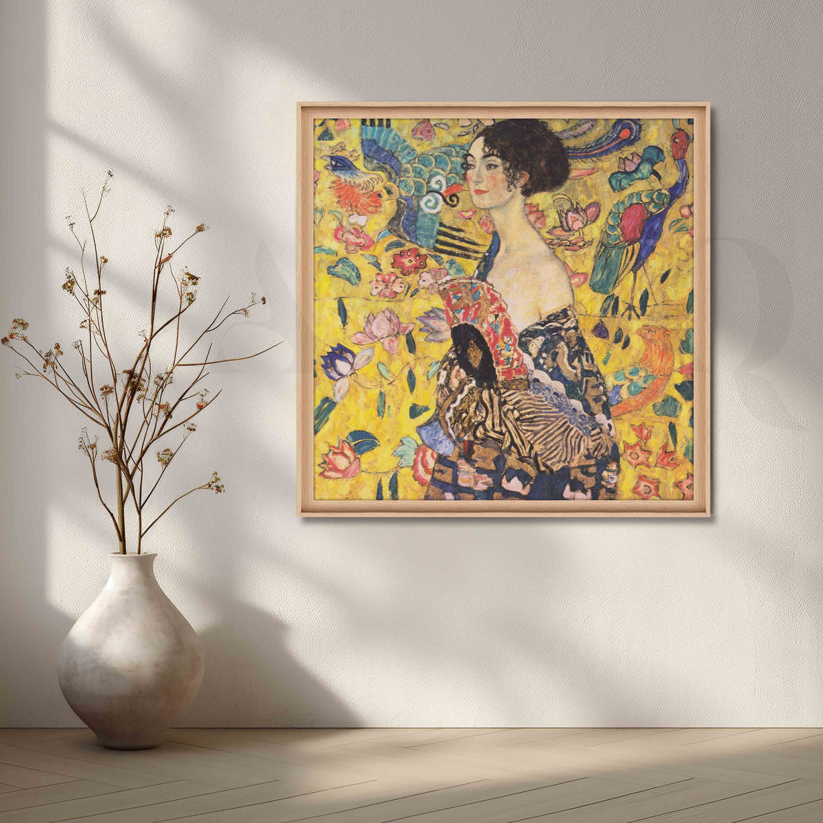 Gustav Klimt Lady Portrait Canvas Artwork – Asha Art Studio – Image 5