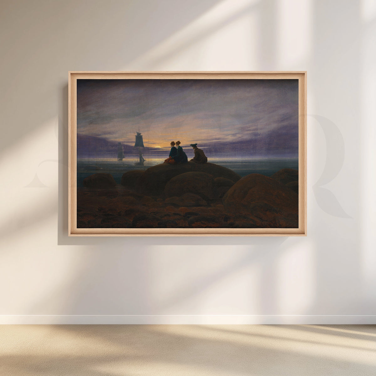 Twilight by the Sea Canvas Artwork – Asha Art Studio – Image 5