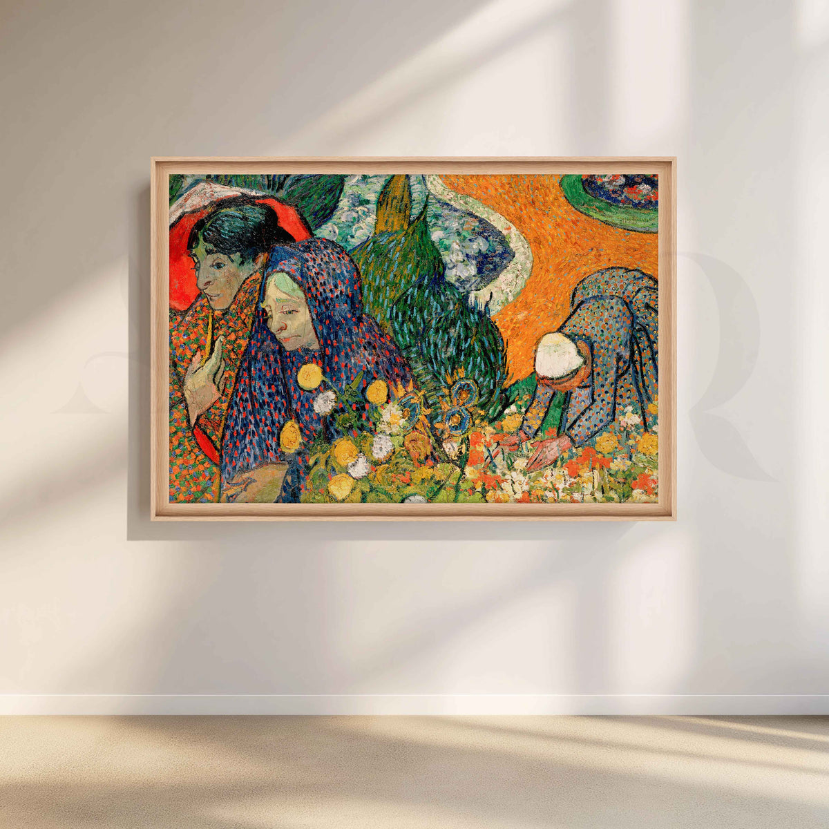 Van Gogh Garden Figures Canvas Artwork – Asha Art Studio – Image 5