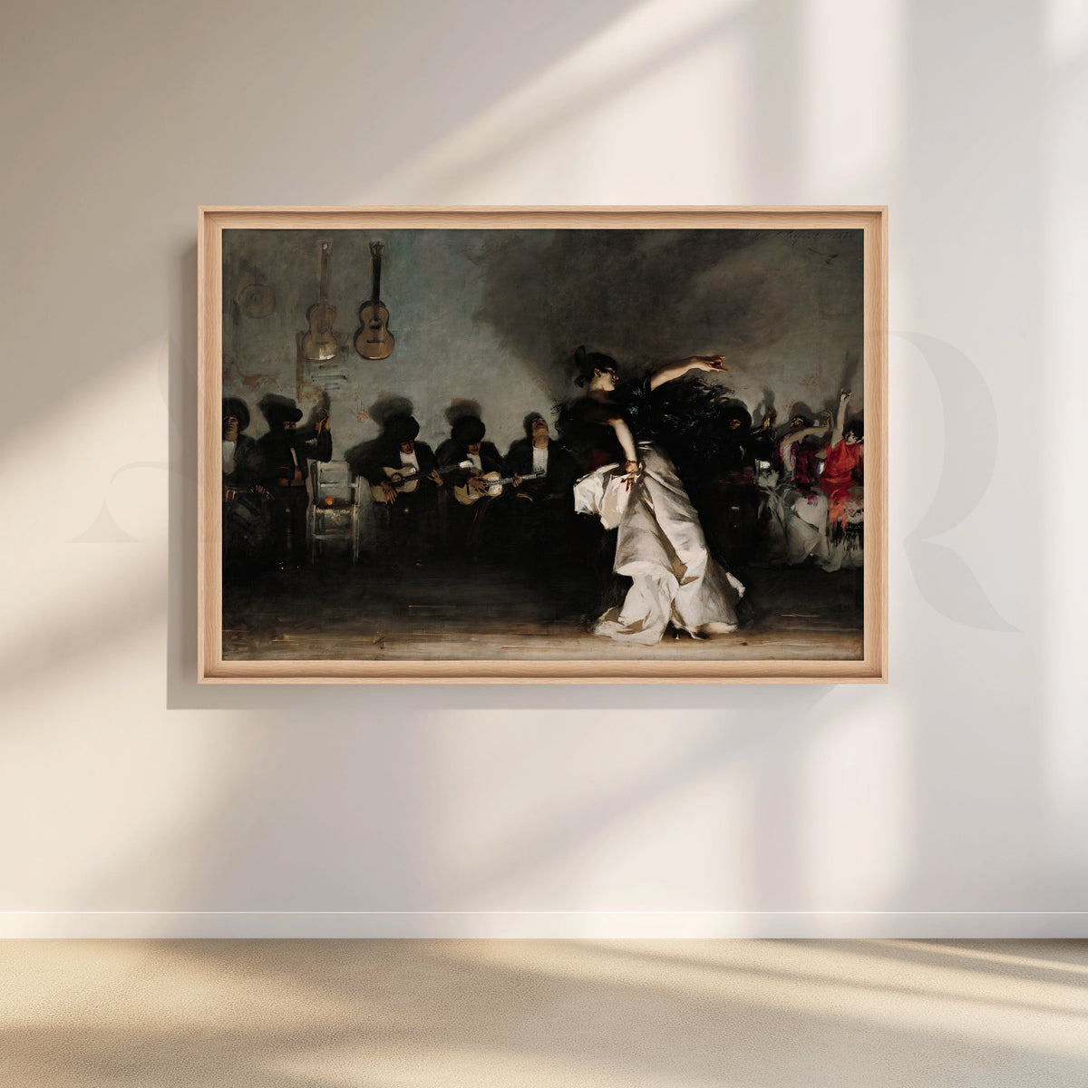 El Jaleo – Spanish Dancer Canvas Artwork – Asha Art Studio – Image 5