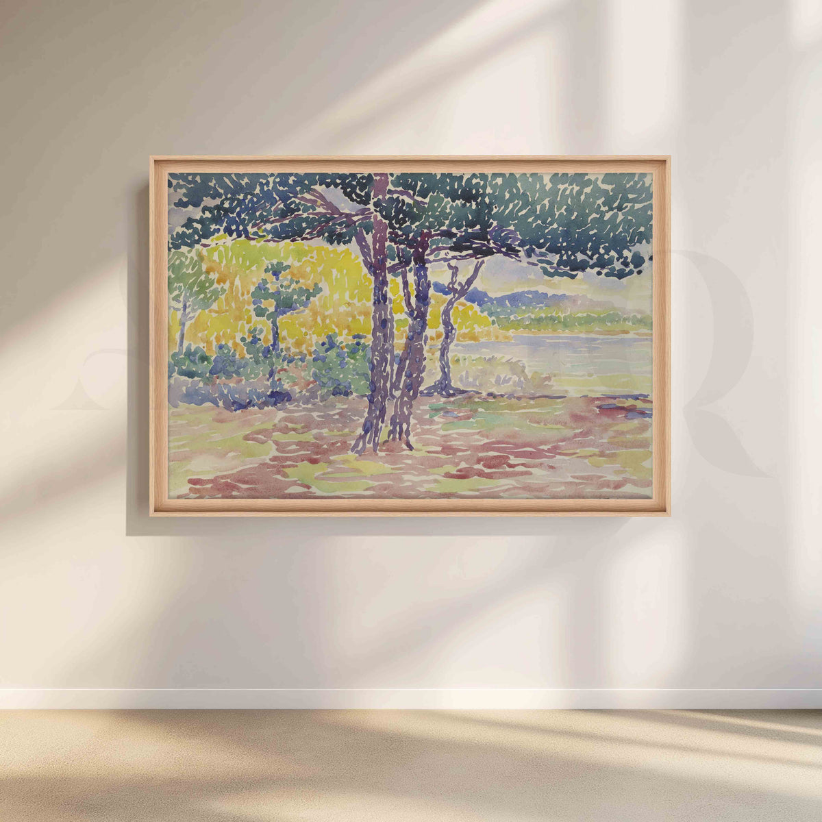 Coastal Pine Grove Canvas Artwork – Asha Art Studio – Image 5