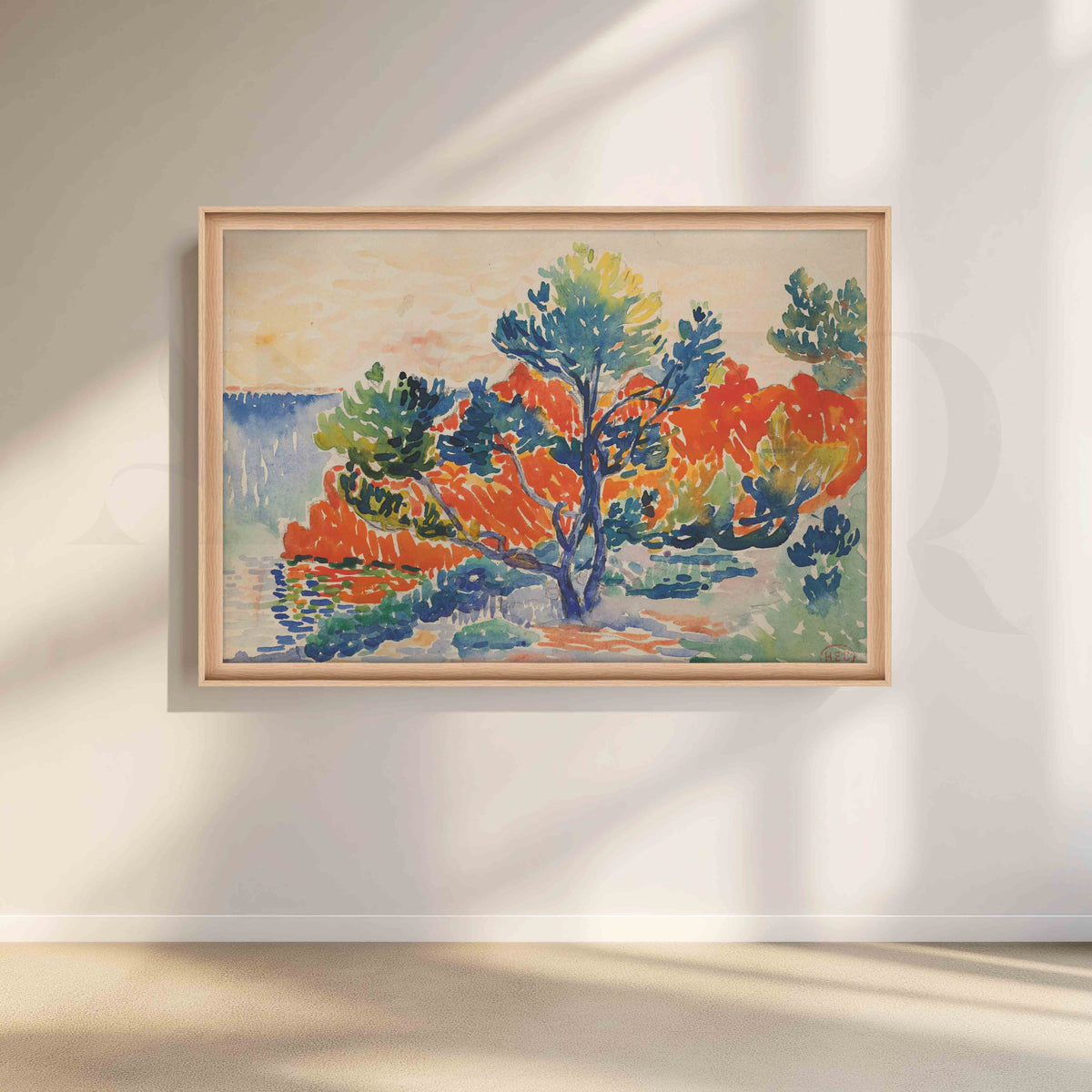 Mediterranean Pines Canvas Artwork – Asha Art Studio – Image 5