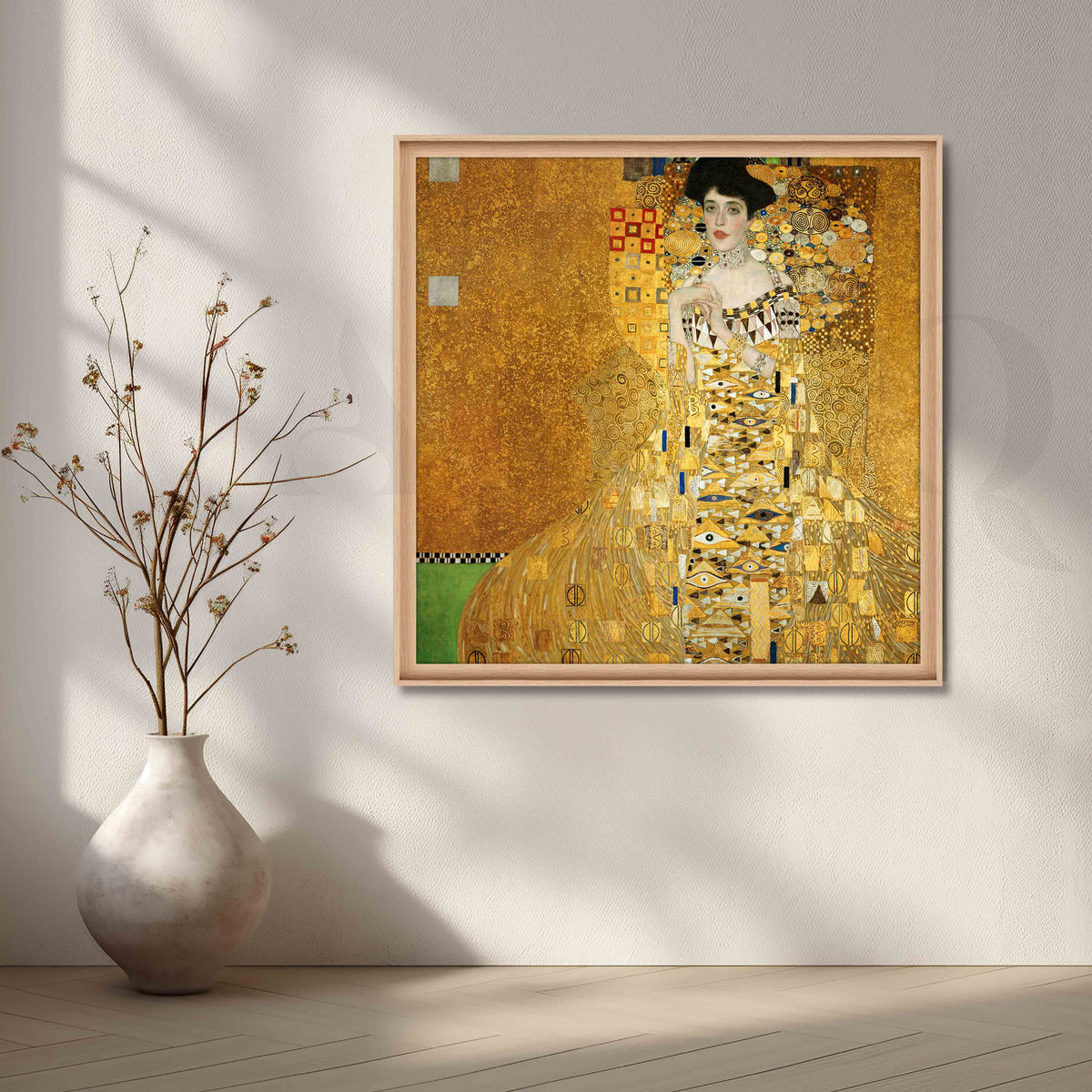 Gustav Klimt Golden Lady Portrait Canvas Artwork – Asha Art Studio – Image 5