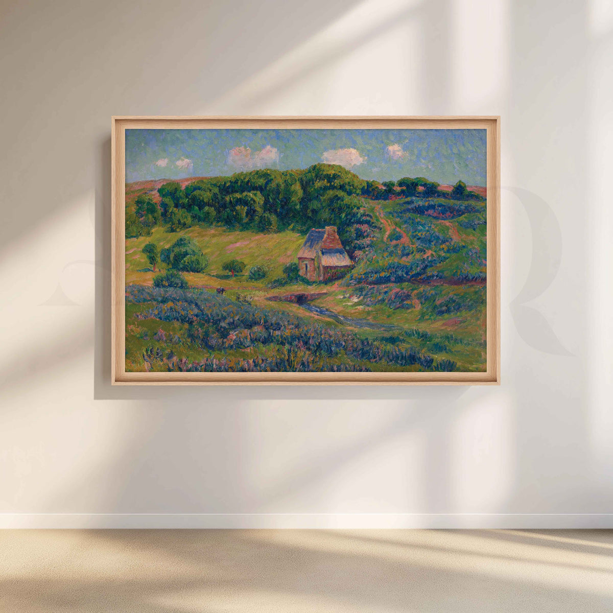 Impressionist Countryside Cottage Canvas Artwork – Asha Art Studio – Image 5