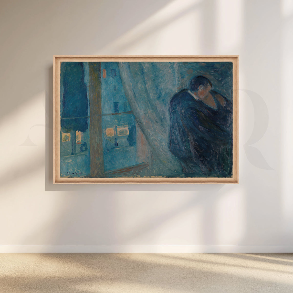 Kiss by the Window (Edvard Munch) Canvas Artwork – Asha Art Studio – Image 5