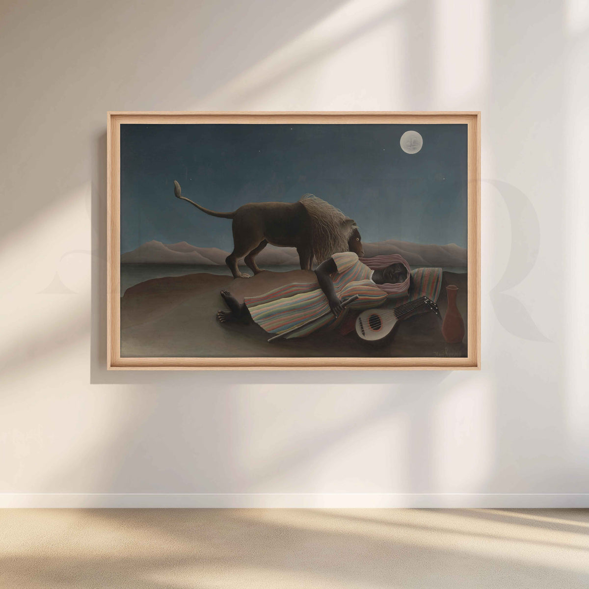 The Sleeping Gypsy Surrealist Canvas Artwork – Asha Art Studio – Image 5