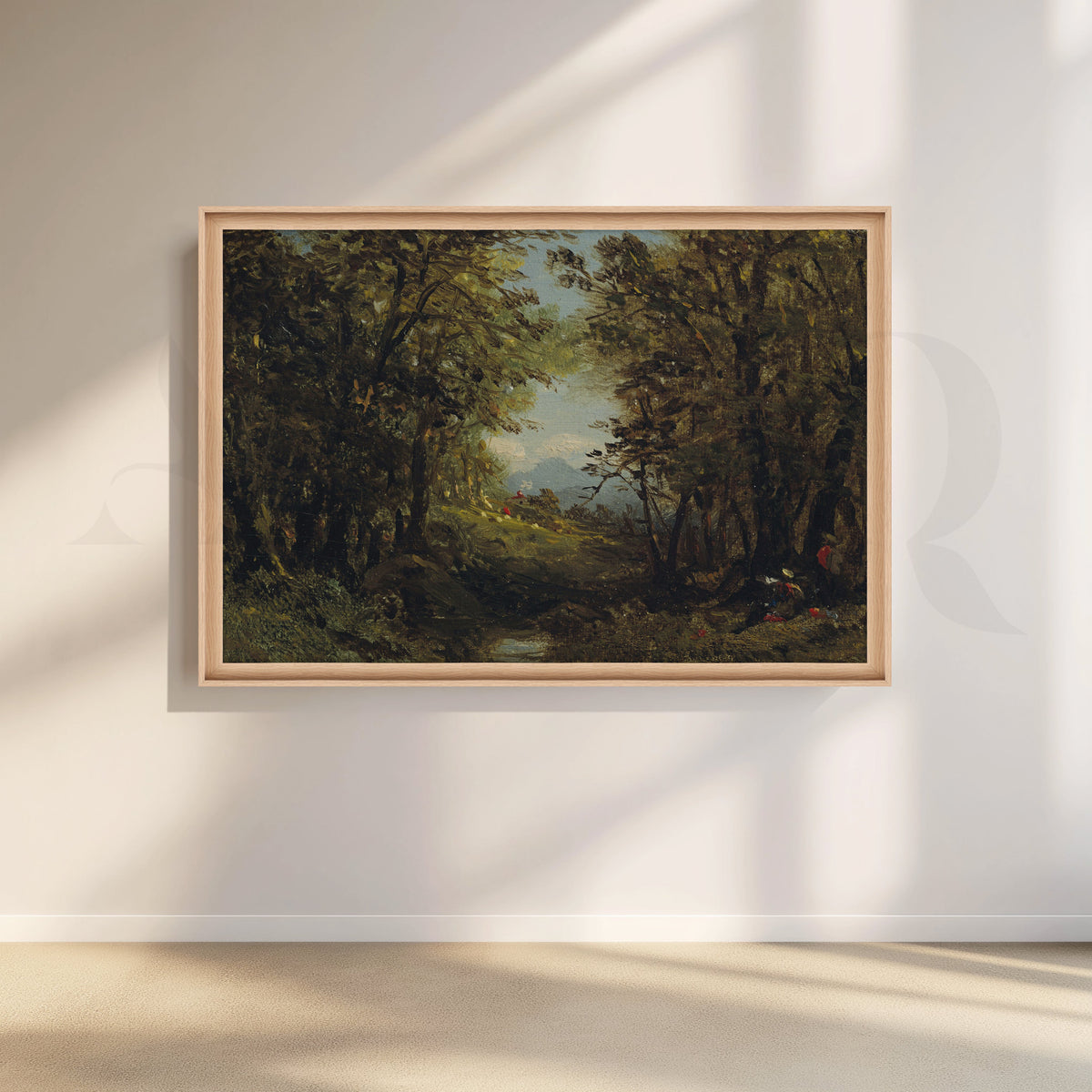 Forest Window View Canvas Artwork – Asha Art Studio – Image 5