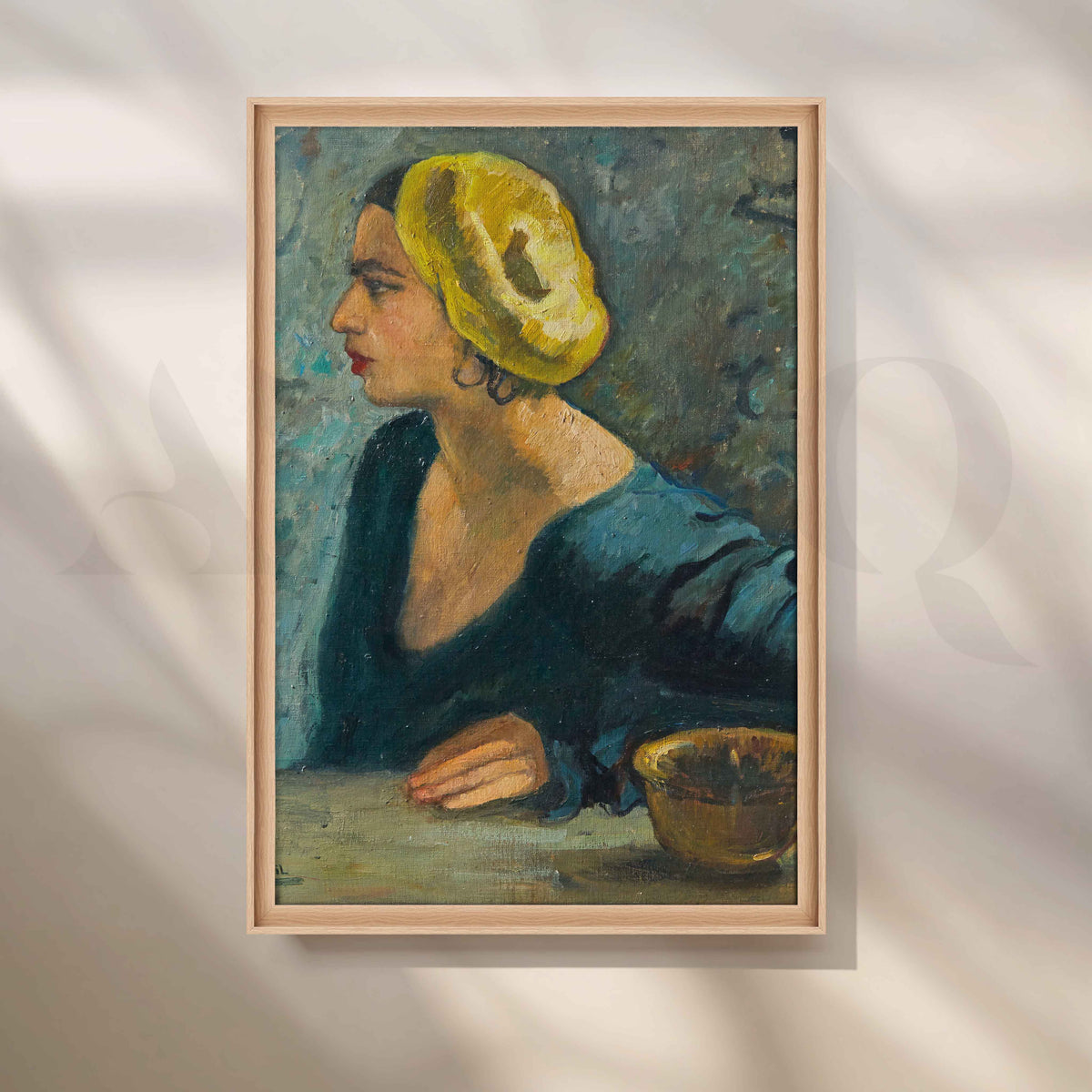Self-Portrait II by Amrita Sher-Gil Canvas Artwork – Asha Art Studio – Image 5
