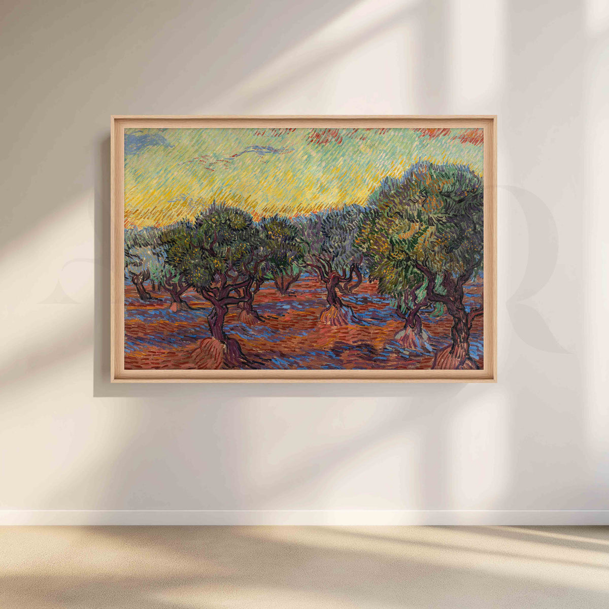 Olive Grove at Sunset Canvas Artwork – Asha Art Studio – Image 5