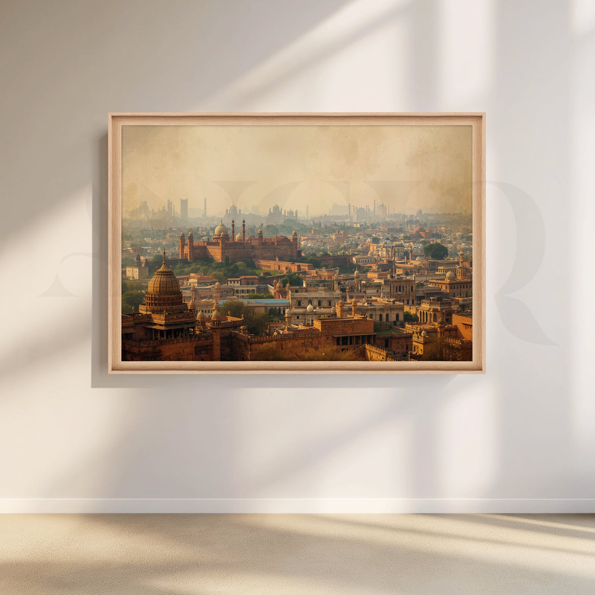 Delhi Heritage Skyline Canvas Artwork – Asha Art Studio – Image 5