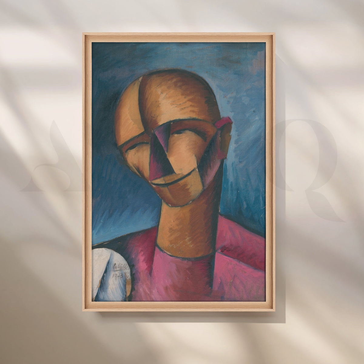 Abstract Male Portrait Canvas Artwork – Asha Art Studio – Image 5