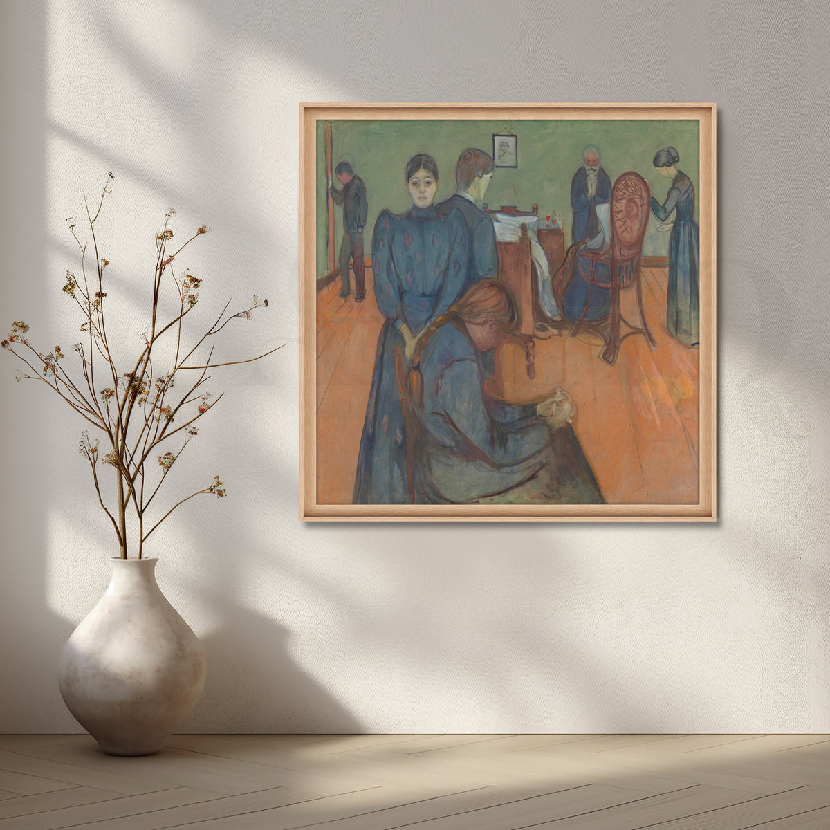 Quiet Vigil Canvas Artwork – Asha Art Studio – Image 5