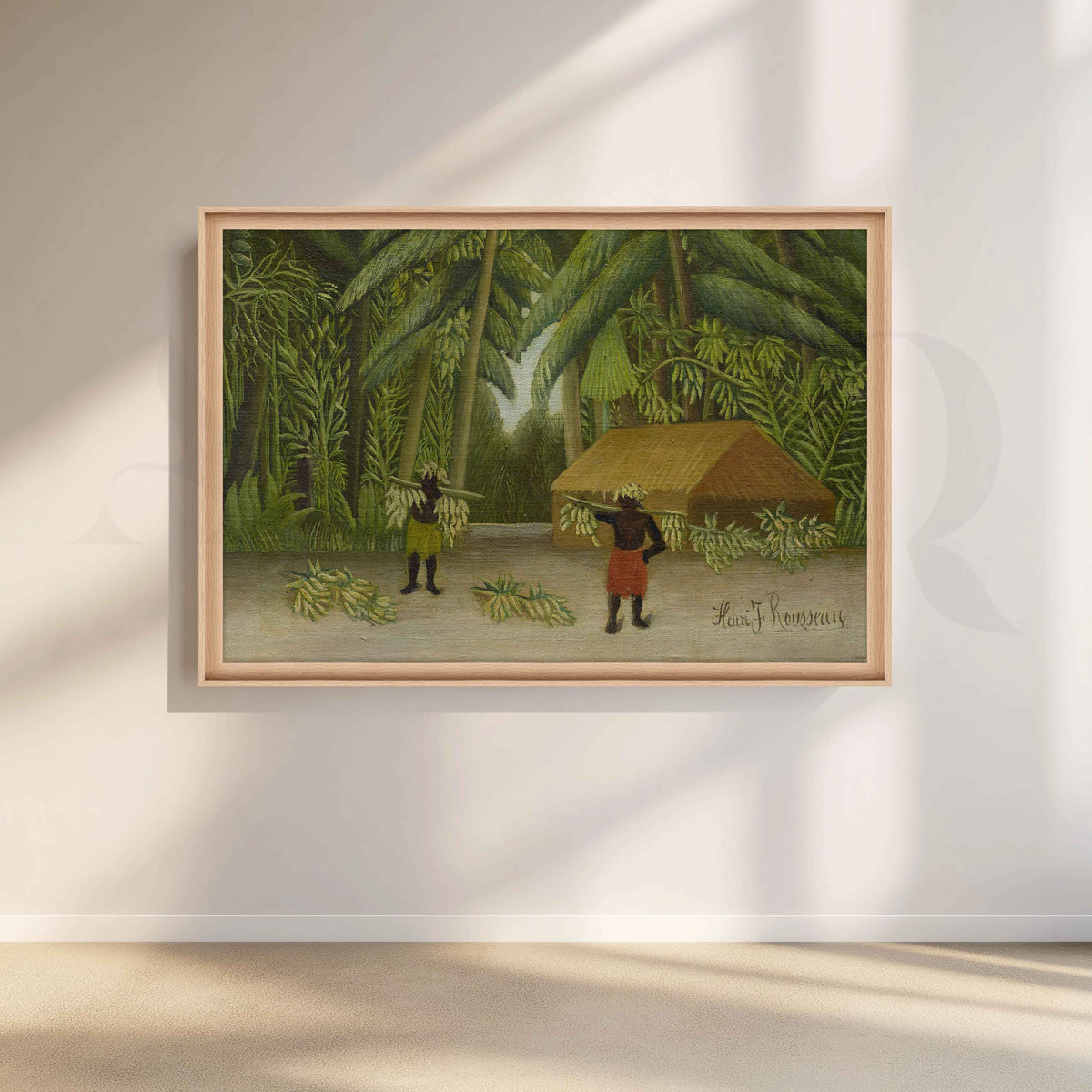 Tropical Plantation Folk Art Canvas Artwork – Asha Art Studio – Image 5